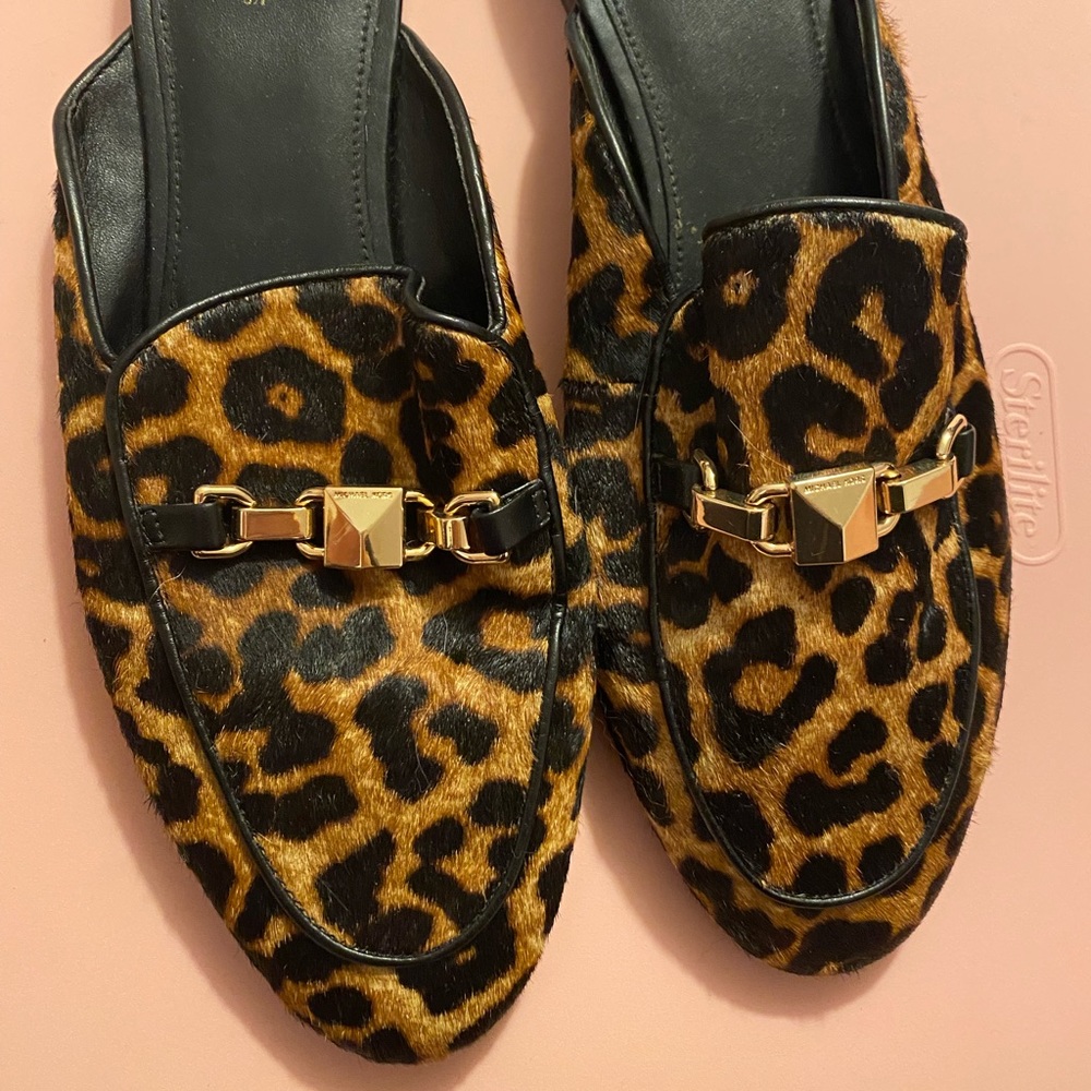 Michael Kors Cheetah Slide loafers